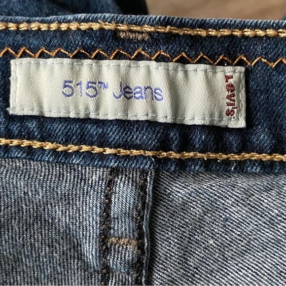 Levi’s 515 Capris Shorts Jeans Women’s 10‎  Blue - Picture 9 of 13